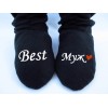 Мужские домашние тапочки Best муж черные высокие
